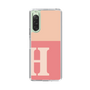 Slim Protection Case［ Original - initial two tone - H pink ］