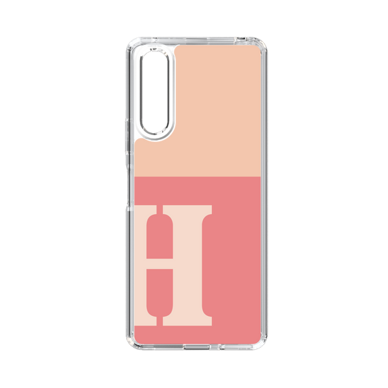 Slim Protection Case［ Original - initial two tone - H pink ］