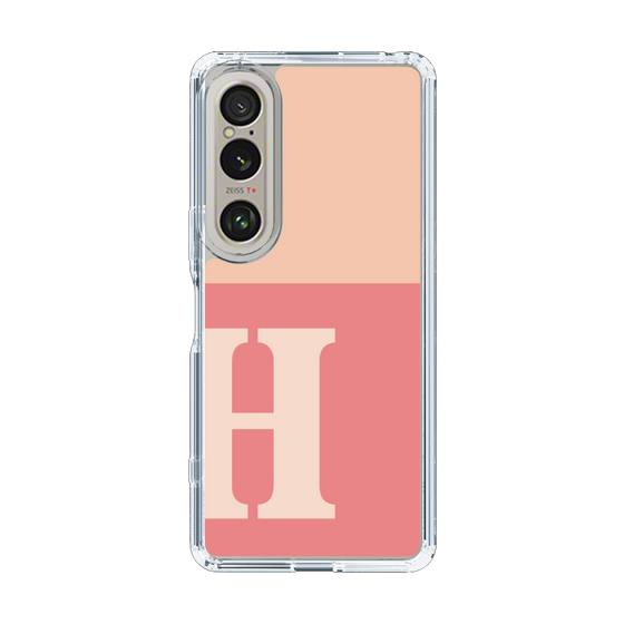 Slim Protection Case［ Original - initial two tone - H pink ］