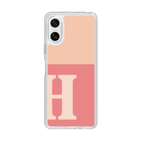 Slim Protection Case［ Original - initial two tone - H pink ］