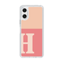 Slim Protection Case［ Original - initial two tone - H pink ］