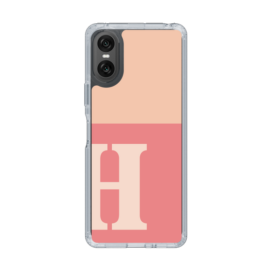Slim Protection Case［ Original - initial two tone - H pink ］