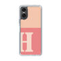 Slim Protection Case［ Original - initial two tone - H pink ］