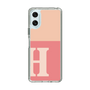Slim Protection Case［ Original - initial two tone - H pink ］