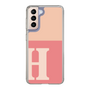 Slim Protection Case［ Original - initial two tone - H pink ］