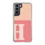 Slim Protection Case［ Original - initial two tone - H pink ］