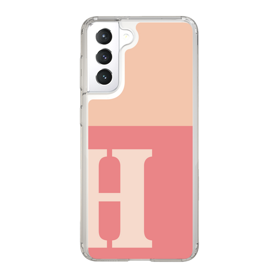 Slim Protection Case［ Original - initial two tone - H pink ］