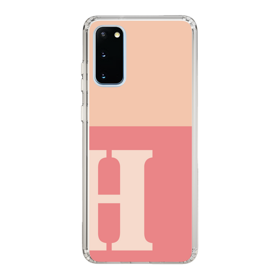 Slim Protection Case［ Original - initial two tone - H pink ］