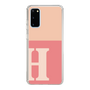 Slim Protection Case［ Original - initial two tone - H pink ］