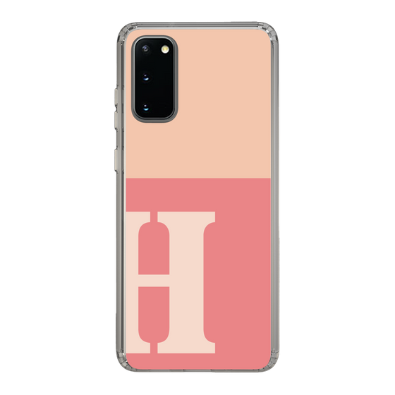Slim Protection Case［ Original - initial two tone - H pink ］