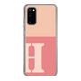 Slim Protection Case［ Original - initial two tone - H pink ］