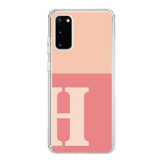 Slim Protection Case［ Original - initial two tone - H pink ］