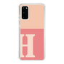 Slim Protection Case［ Original - initial two tone - H pink ］