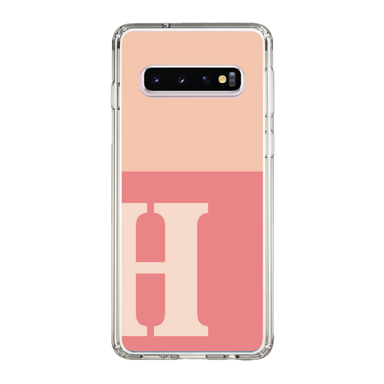 Slim Protection Case［ Original - initial two tone - H pink ］