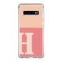 Slim Protection Case［ Original - initial two tone - H pink ］