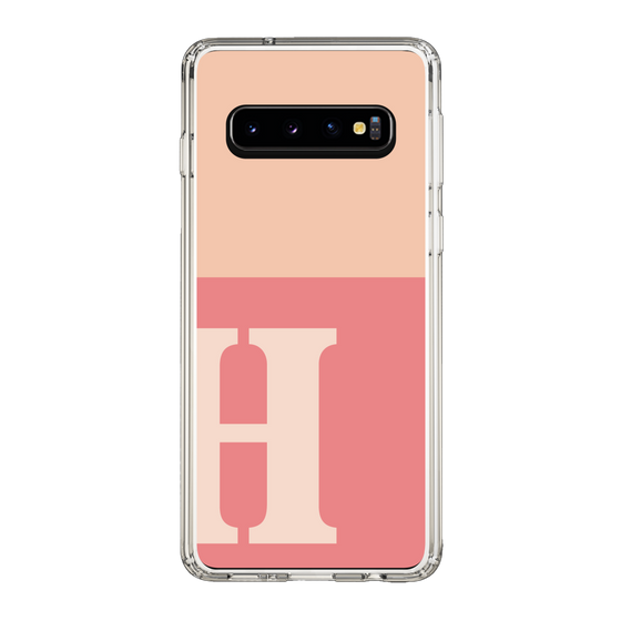 Slim Protection Case［ Original - initial two tone - H pink ］