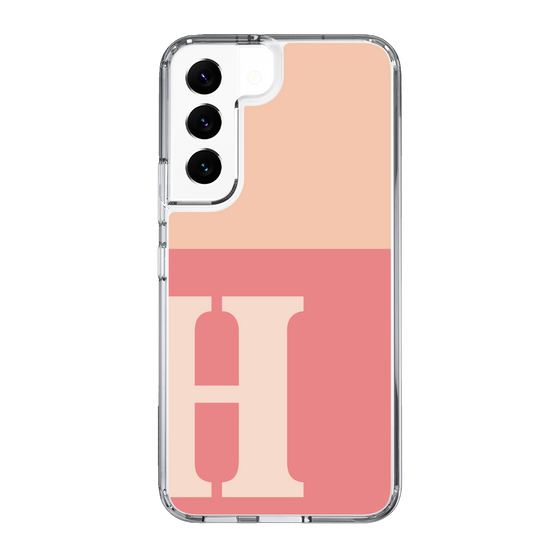 Slim Protection Case［ Original - initial two tone - H pink ］