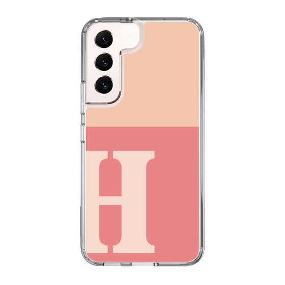 Slim Protection Case［ Original - initial two tone - H pink ］