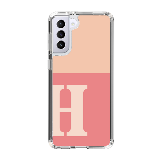 Slim Protection Case［ Original - initial two tone - H pink ］