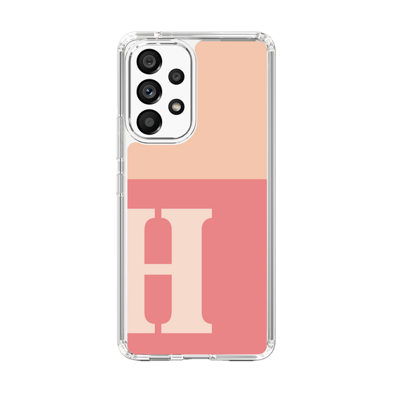 Slim Protection Case［ Original - initial two tone - H pink ］