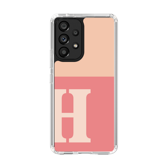 Slim Protection Case［ Original - initial two tone - H pink ］