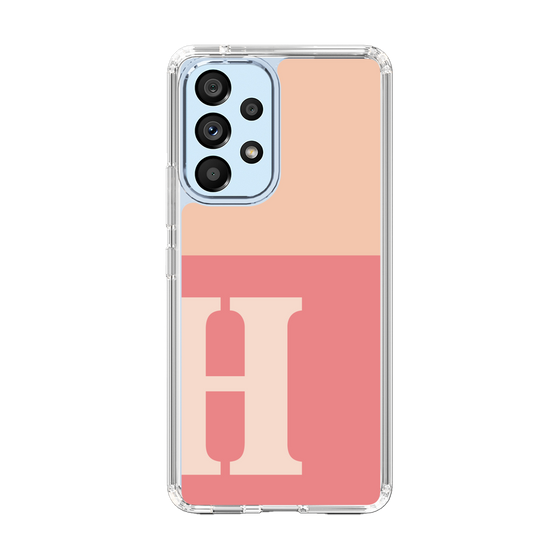 Slim Protection Case［ Original - initial two tone - H pink ］
