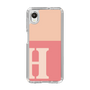 Slim Protection Case［ Original - initial two tone - H pink ］