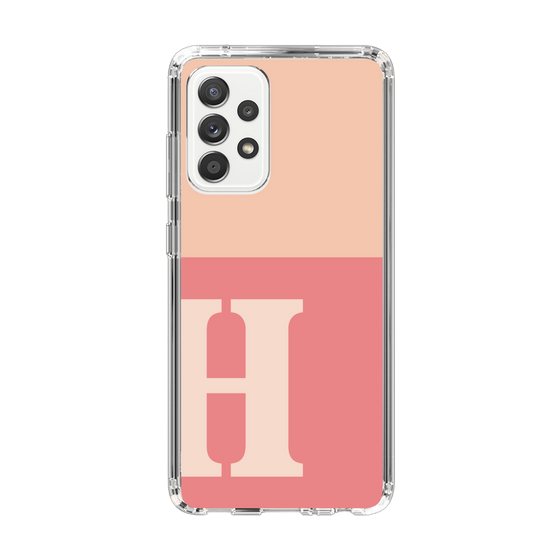 Slim Protection Case［ Original - initial two tone - H pink ］