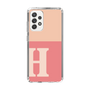 Slim Protection Case［ Original - initial two tone - H pink ］