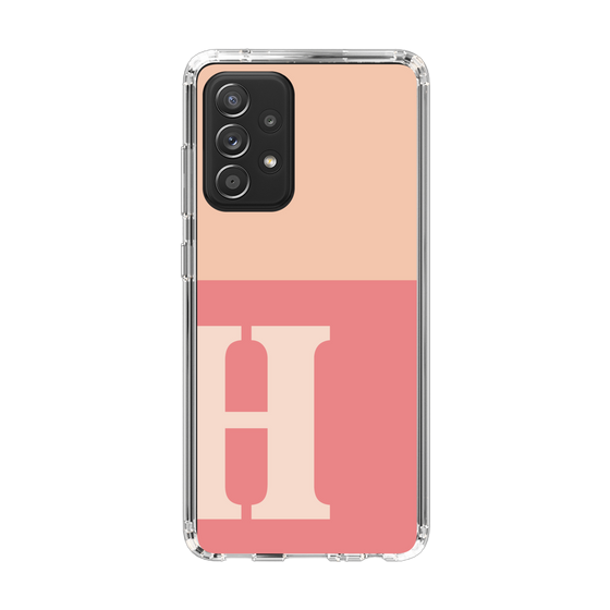 Slim Protection Case［ Original - initial two tone - H pink ］