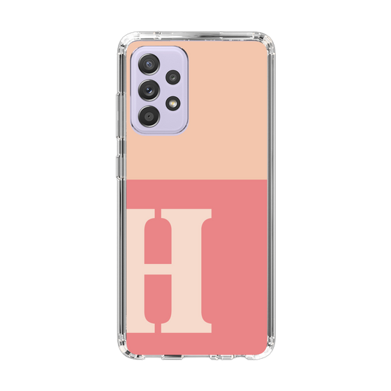 Slim Protection Case［ Original - initial two tone - H pink ］