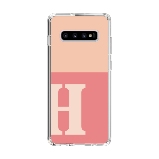 Slim Protection Case［ Original - initial two tone - H pink ］