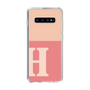 Slim Protection Case［ Original - initial two tone - H pink ］