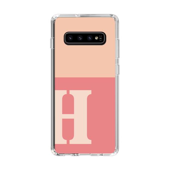 Slim Protection Case［ Original - initial two tone - H pink ］
