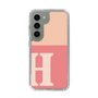 Slim Protection Case［ Original - initial two tone - H pink ］