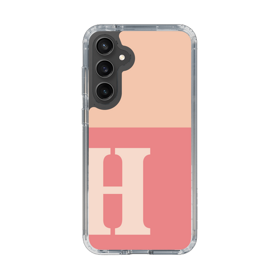 Slim Protection Case［ Original - initial two tone - H pink ］