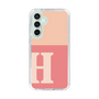Slim Protection Case［ Original - initial two tone - H pink ］