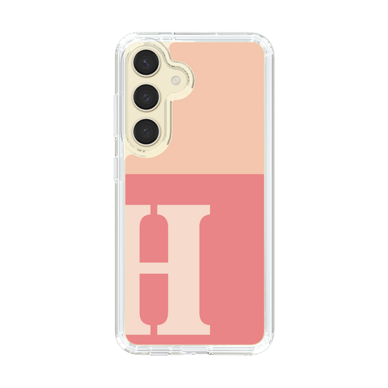Slim Protection Case［ Original - initial two tone - H pink ］