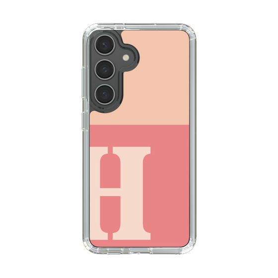 Slim Protection Case［ Original - initial two tone - H pink ］