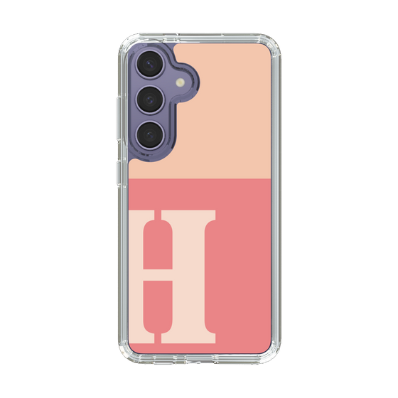 Slim Protection Case［ Original - initial two tone - H pink ］