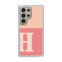 Slim Protection Case［ Original - initial two tone - H pink ］