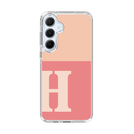 Slim Protection Case［ オリジナル - initial two tone - H pink ］