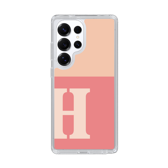 Slim Protection Case［ Original - initial two tone - H pink ］