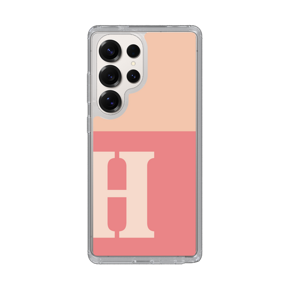 Slim Protection Case［ Original - initial two tone - H pink ］