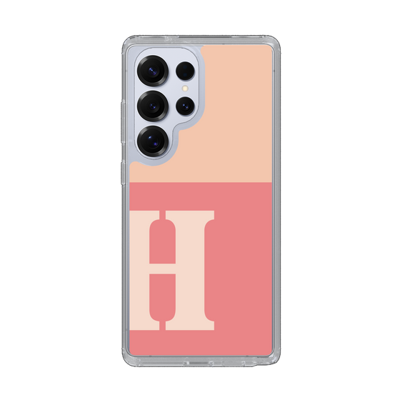 Slim Protection Case［ Original - initial two tone - H pink ］