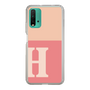 Slim Protection Case［ Original - initial two tone - H pink ］
