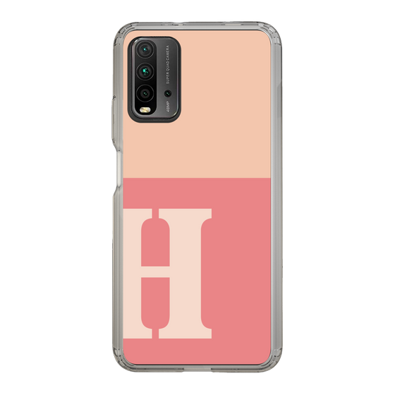 Slim Protection Case［ Original - initial two tone - H pink ］
