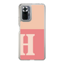 Slim Protection Case［ Original - initial two tone - H pink ］