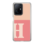 Slim Protection Case［ Original - initial two tone - H pink ］