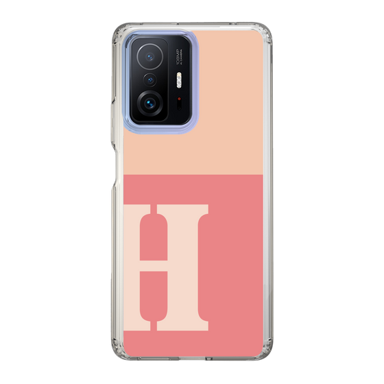 Slim Protection Case［ Original - initial two tone - H pink ］